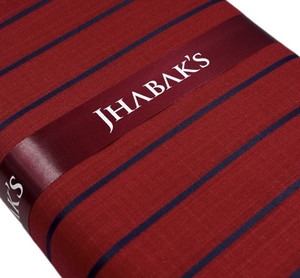jhabaks cotton blend striped shirt fabric
