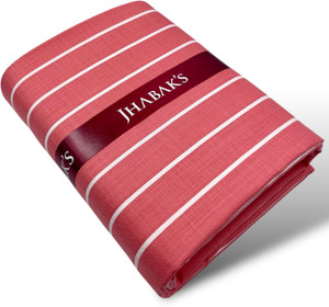 jhabaks unstitched cotton blend shirt fabric striped