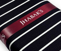 JHABAK'S Cotton Blend Striped Shirt Fabric
