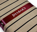 JHABAK'S Cotton Blend Striped Shirt Fabric