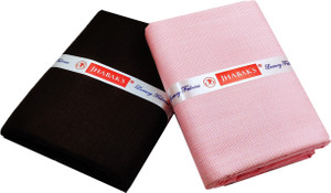 jhabaks pure cotton self design shirt  trouser fabric
