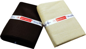 jhabaks pure cotton self design shirt  trouser fabric