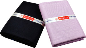 jhabaks pure cotton self design shirt  trouser fabric