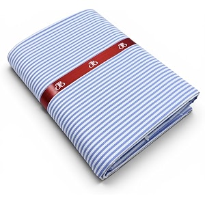 JHABAKS Unstitched Cotton Blend Strip Shirt Fabric