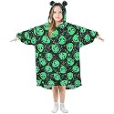 Wearable Blankets for Kids, Soft Warm Cozy Oversized Blanket Hoodie, Gifts 3-14 Y Boys Girls Teens with Pocket