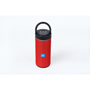 jhn 249 bluetooth speaker with 10w stereo sound upto 6 hrs playtime wireless multi-compatibility modes red