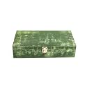 Men and Women Distress Finish Canvas Watch Box/Watch Case/Watch Organizer for 12 Watches (Lime Green)