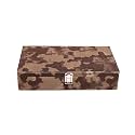 Men and Women Distress Finish Canvas Watch Box/Watch Case/Watch Organizer for 12 Watches (Camouflage)
