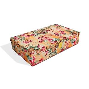 men and women premium wrist watch storage boxdisplay case organizerwatch boxwatch organizerwatch case for 12 watches orange flower