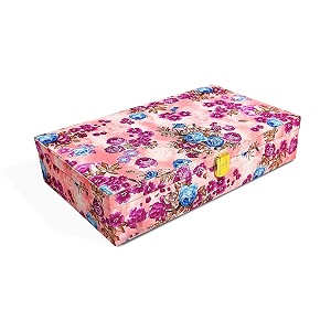 men and women premium wrist watch storage boxdisplay case organizerwatch boxwatch organizerwatch case for 12 watches purple flower