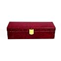 Men and Women Premium Wrist Watch Storage Box/Watch Box/Watch Organizer/Watch case for 5 Watches (Wine)