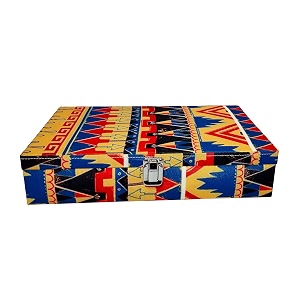 men and women vibrant print watch boxwatch casewatch organizer for 12 watches arrow