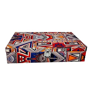 men and women vibrant print watch boxwatch casewatch organizer for 12 watches crown