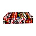 Men and Women Vibrant Print Watch Box/Watch Case/Watch Organizer for 12 Watches (Tent)