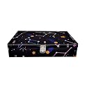 Men and Women Vibrant Print Watch Box/Watch Case/Watch Organizer for 12 Watches (Galaxy)