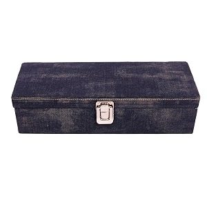 men and women watch boxwatch casewatch organizer for 5 watches combat blue