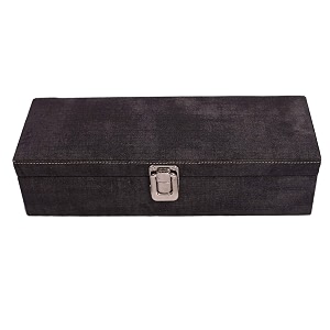 men and women watch boxwatch casewatch organizer for 5 watches grey