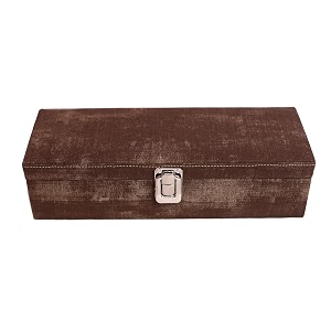 men and women watch boxwatch casewatch organizer for 5 watches wallnut brown