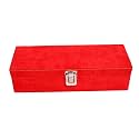 Men and Women Watch Box|Watch Case|Watch Organizer for 5 Watches (Red)