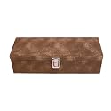Men and Women Watch Box|Watch Case|Watch Organizer for 5 Watches (Caramel Brown)
