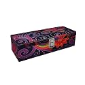 Vibrant Print Men And Women Watch Case| Watch Box | Watch Organizer For 5 Watches (Peacock)
