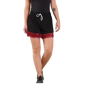 Jhoomantroo Solid Women High Waist ShortsEveryday wear