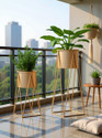 jhsfd Stylish Planter Stand for living room