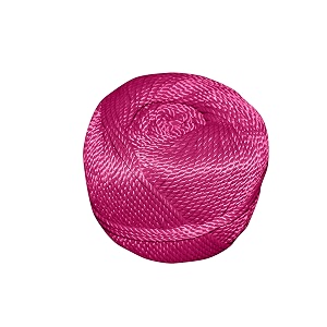 rope 25 mm nylon clothing line string rope for clothes drying twisted multi ferrous multipurpose outdoor length- 50 m- rose