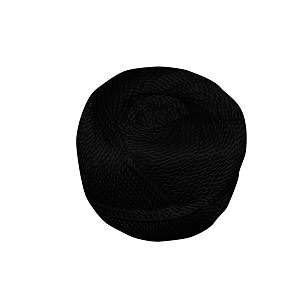 rope 25 mm nylon clothing line string rope for clothes drying twisted multi ferrous cloth 50 meter black