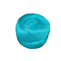 2.5 MM Nylon Clothing Line String, Rope for Clothes Drying, Twisted Multi Ferrous Multipurpose Outdoor Clothes Drying Wire, Travel- Friendly Rope for Cloth (Length- 50 M)- sky blue