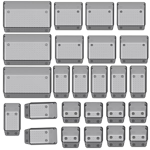 jialto 25-piece acrylic drawer organizer tray set  multipurpose clear plastic storage bins for makeup cosmetics jewelry kitchen office bathroom amp dressing table drawer organizer black