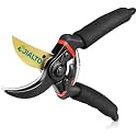 JIALTO Plant Cutter for Garden – 8 Inch Heavy Duty Gardening Scissor, Pruners for Plants, Branch Clipper, Flower Trimmer, Secateurs, Sharp Garden Shears, Pruning Tool with Grip-Handle