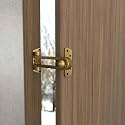JIALTO High-Security Swing Bar Door Guard Lock — Heavy-Duty Brass Auxiliary Safety Latch for Home, Office &amp; Hotel (Brass, Pack of - 1)