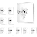 JIALTO 20 Pcs Photo Frame Hooks for Wall Without Drilling 20 Pack Self Adhesive Hooks for Heavy Duty Strong Nail Free for Hanging Photo Frame/Wall Clock/Kitchen Accessories Items