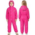 JiAmy Kids Toddler One Piece Rain Suit, Muddy Buddy Style Coverall for Daycare Outdoor Play (Ages 2-14)