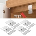 Jiayi Ultra Thin Cabinet Magnets 4 Pack Magnetic Door Latches Strong