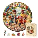 Jigfoxy Wooden Puzzles for Adults, Golden Years Beach Ride Wood Puzzle