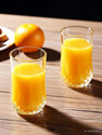 JIGSHTIAL Pack of 2 Glass WaterJuice Glass