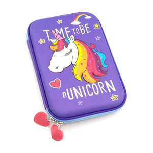 Jihaan unicorn purple pouch Unicorn Art EVA