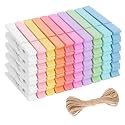 jijAcraft 2.9 Inch Large Clothes Pins - 50Pcs Wooden Clothespins