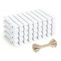 jijAcraft 50 Pcs Large Clothes Pins - 2.9 Inch Wooden Clothespins