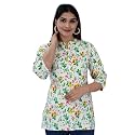 Jikonet Women39s Printed Rayon Straight Short Kurti