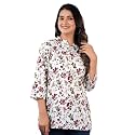 Jikonet Women39s Printed Rayon Straight Short Kurti