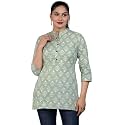 Jikonet Women39s Printed Rayon Straight Short Kurti