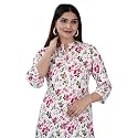 Jikonet Women39s Printed Rayon Straight Short Kurti