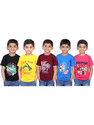 JILZ Boys Girls Typography Pure Cotton