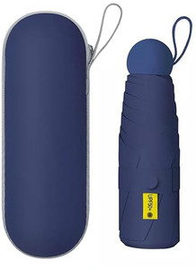 jimigo 2 fold uv coated large stylist heavy duty long lasting men  women travel kc umbrella blue