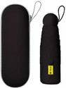 JIMIGO 2 Fold UV Coated large stylist heavy duty long lasting Men & Women Travel Kc Umbrella (Black, Grey)