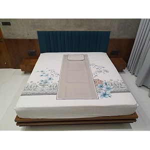 jimmy international bio magnetic mattress protector with 1 pillow grey