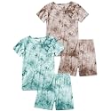 Jimonda Boys Girls Bamboo Rayon Pajamas Set Kids Sleepwear